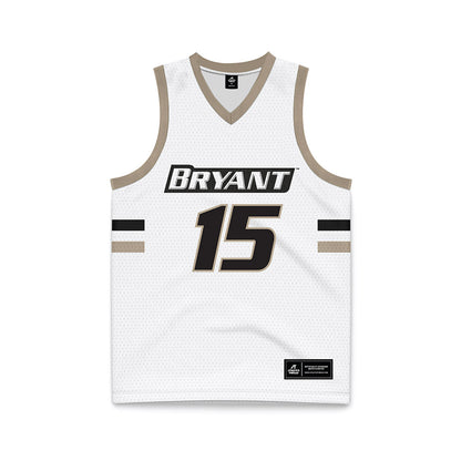 Bryant - NCAA Women's Basketball : Breezie Williams - White Basketball Jersey