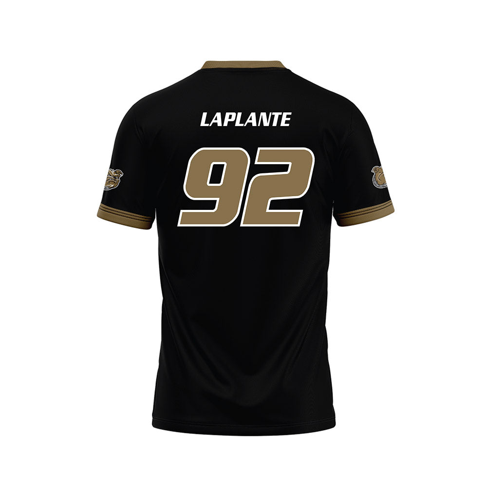 Bryant - NCAA Football : Nathan Laplante - Black Football Jersey-1
