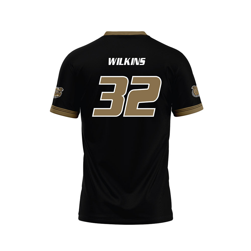 Bryant - NCAA Football : Levi Wilkins - Black Football Jersey-1