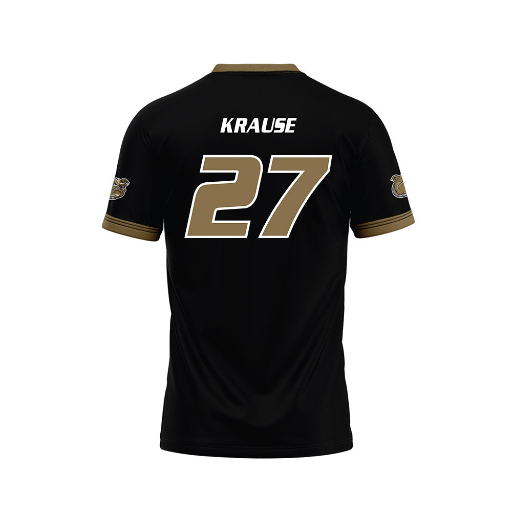 Bryant - NCAA Football : Trey Krause - Black Football Jersey-1