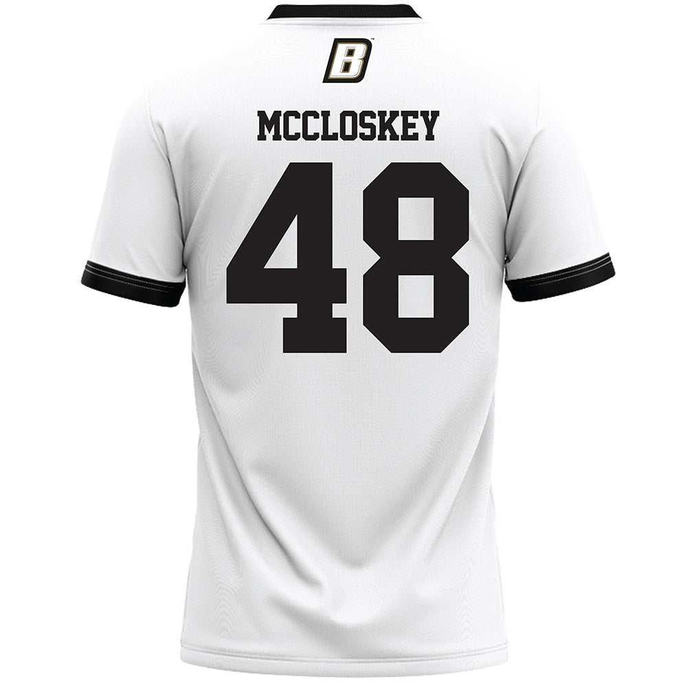 Bryant - NCAA Men's Lacrosse : Jack MCCLOSKEY - White Lacrosse Jersey -1