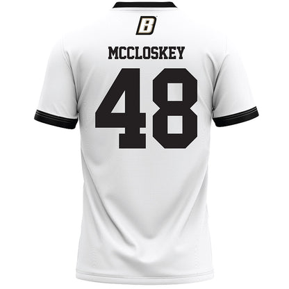 Bryant - NCAA Men's Lacrosse : Jack MCCLOSKEY - White Lacrosse Jersey -1