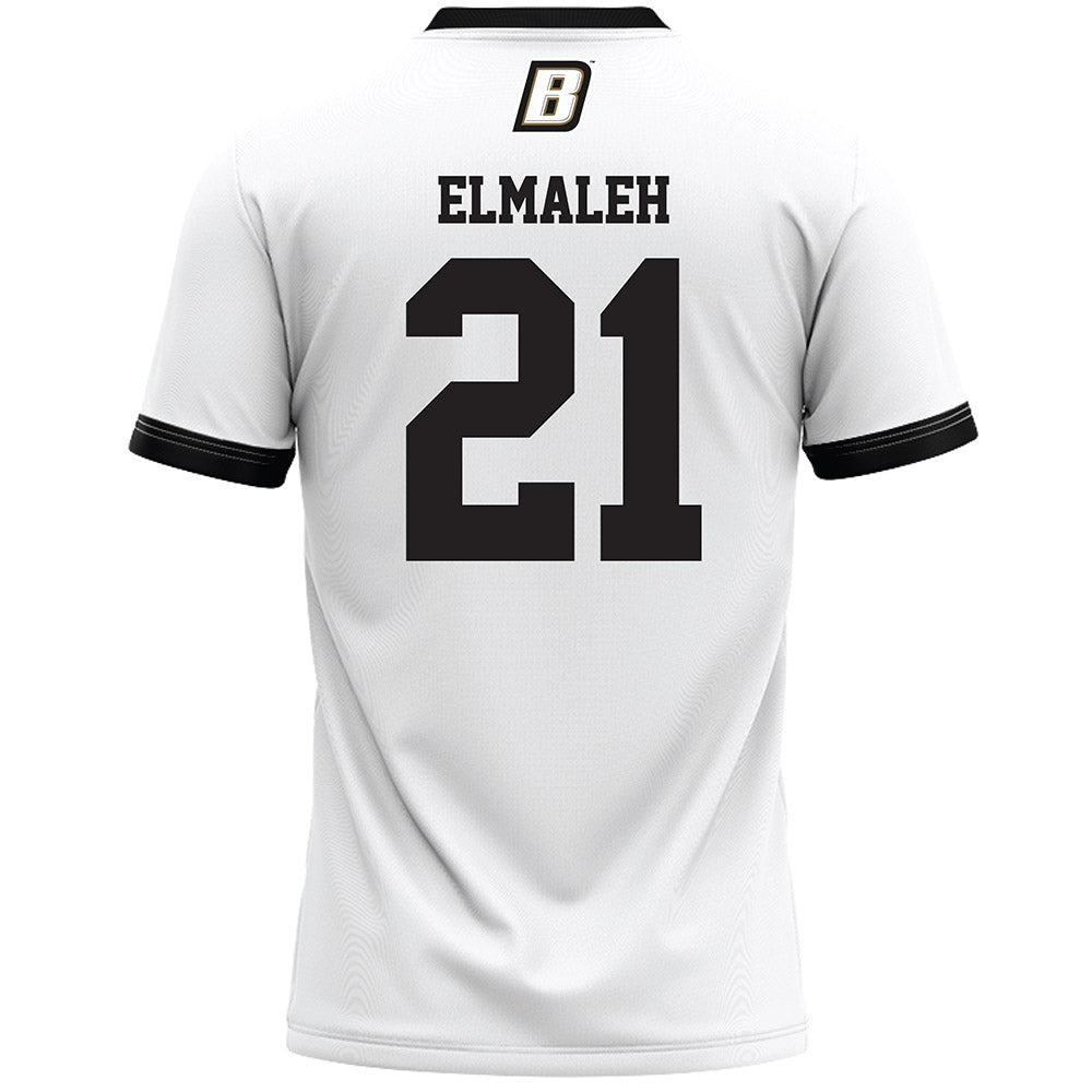 Bryant - NCAA Men's Lacrosse : Luca Elmaleh - White Lacrosse Jersey -1