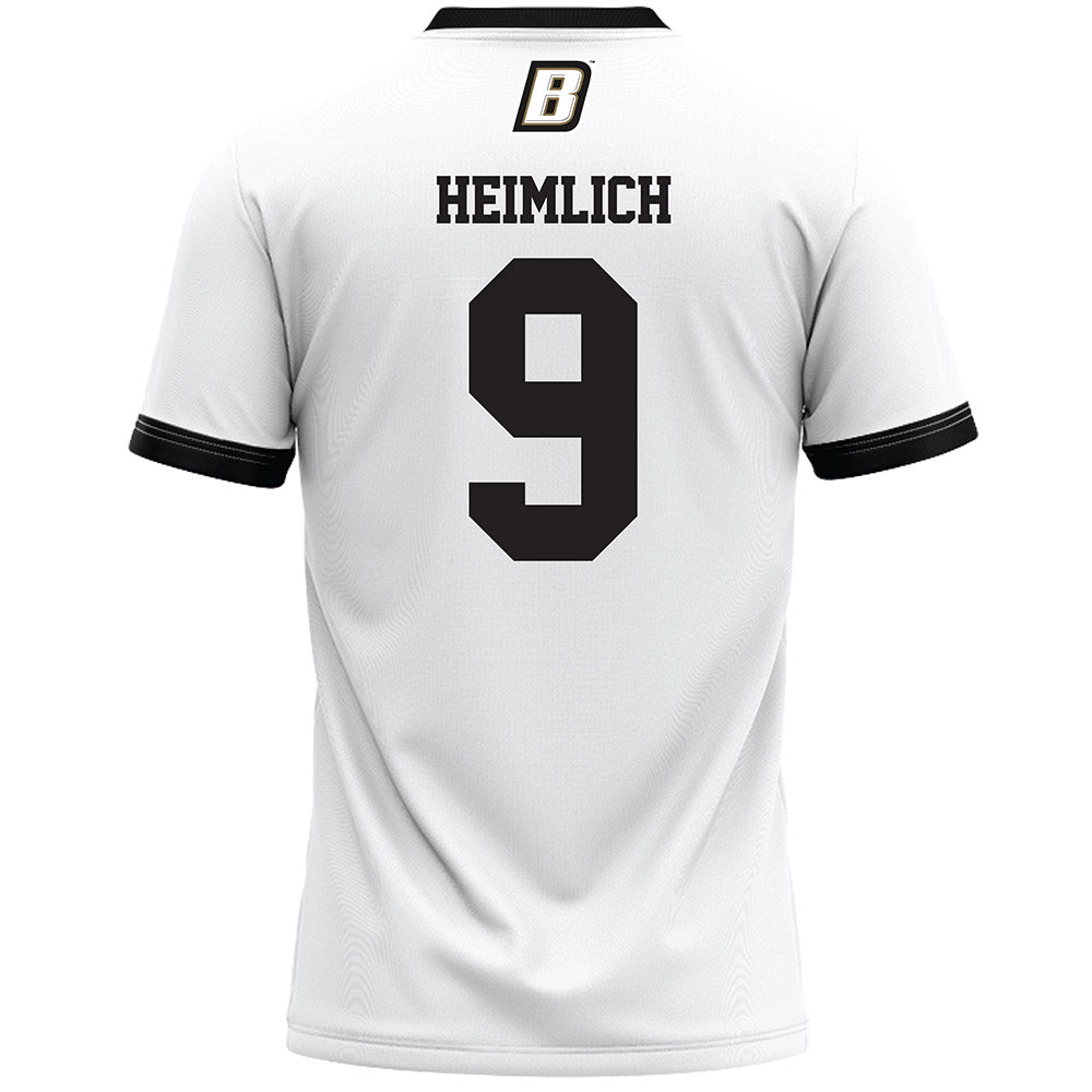 Bryant - NCAA Men's Lacrosse : Erik Heimlich - White Lacrosse Jersey -1