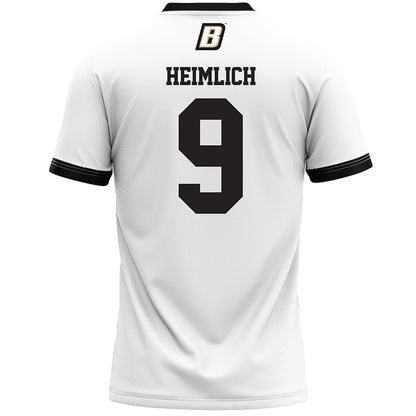 Bryant - NCAA Men's Lacrosse : Erik Heimlich - White Lacrosse Jersey -1