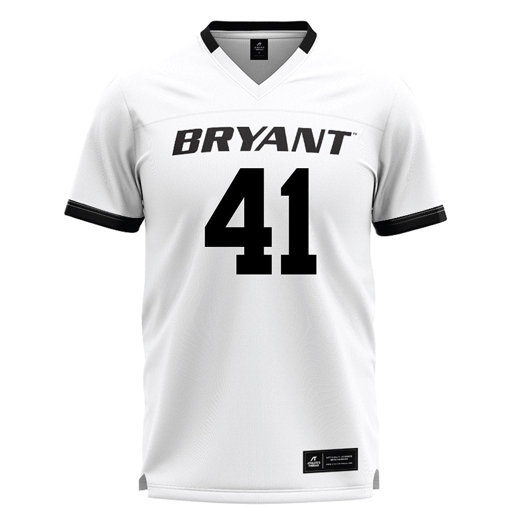 Bryant - NCAA Men's Lacrosse : Kijana Lloyd - White Lacrosse Jersey -0