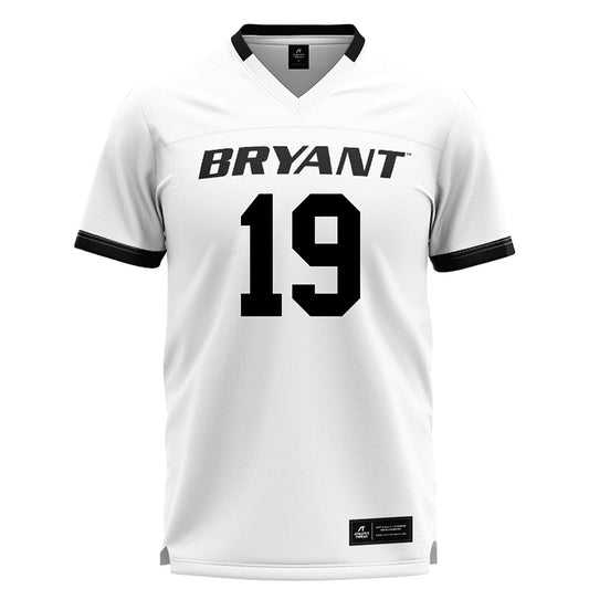 Bryant - NCAA Men's Lacrosse : Quinn McKay - White Lacrosse Jersey -0