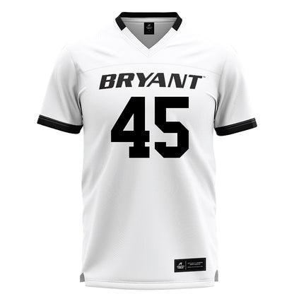 Bryant - NCAA Men's Lacrosse : Justin Haverly - White Lacrosse Jersey -0