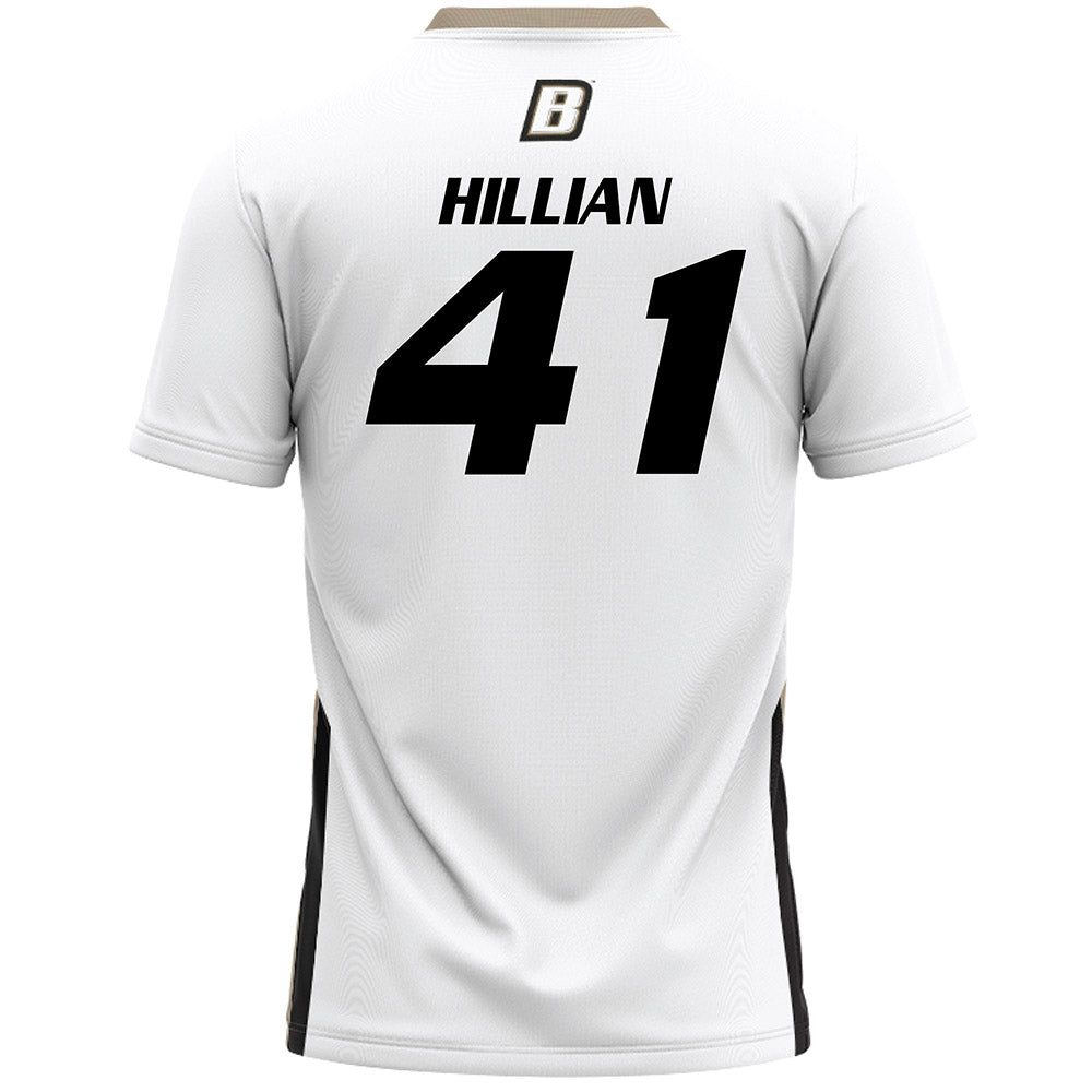 Bryant - NCAA Women's Lacrosse : Kalynn Hillian - White Lacrosse Jersey -1