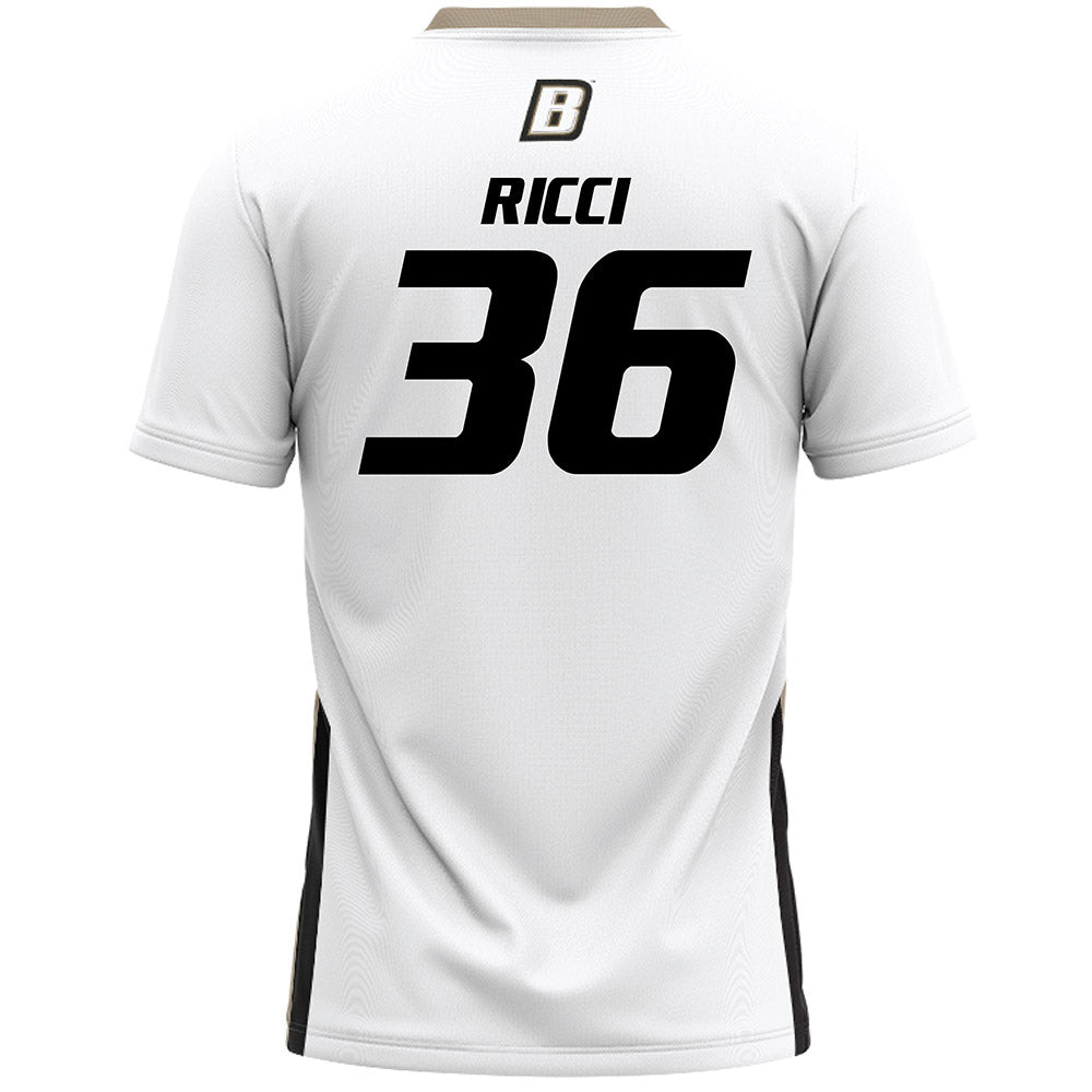 Bryant - NCAA Women's Lacrosse : Hope Ricci - White Lacrosse Jersey -1