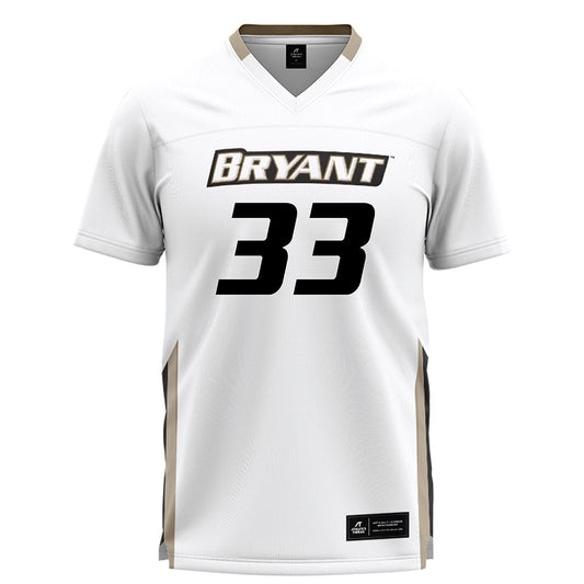 Bryant - NCAA Women's Lacrosse : Sierra Barbosa - White Lacrosse Jersey -0