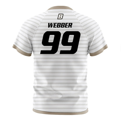 Bryant - NCAA Men's Soccer : Colby Webber - White Soccer Jersey-1