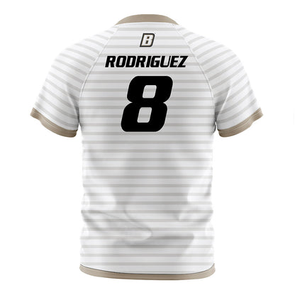 Bryant - NCAA Men's Soccer : Diego Rodriguez - White Soccer Jersey