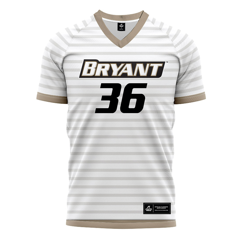  - NCAA Men's Soccer : Jose Faria - White Soccer Jersey-0