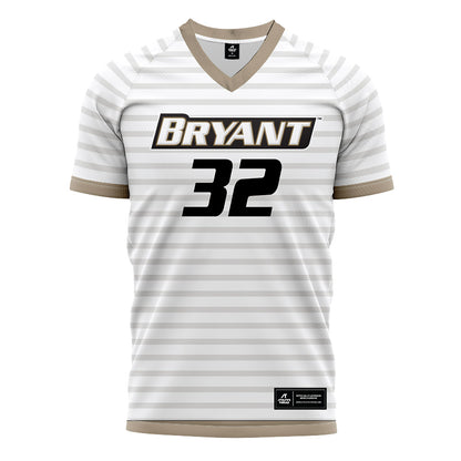 Bryant - NCAA Men's Soccer : Henry Kang - White Soccer Jersey-0