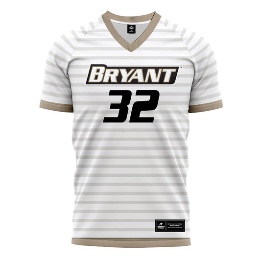 Bryant - NCAA Men's Soccer : Henry Kang - White Soccer Jersey-0