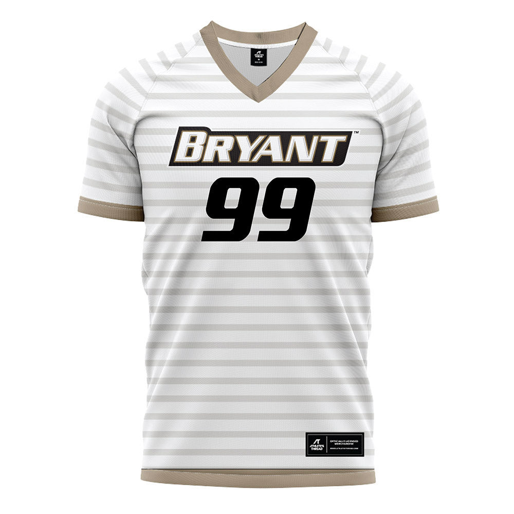 Bryant - NCAA Men's Soccer : Colby Webber - White Soccer Jersey-0