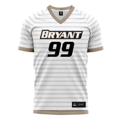 Bryant - NCAA Men's Soccer : Colby Webber - White Soccer Jersey-0