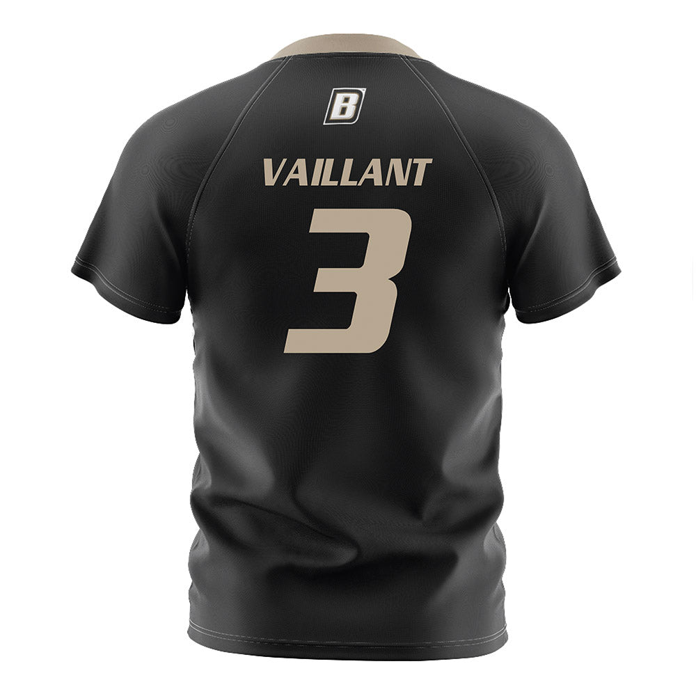 Bryant - NCAA Women's Soccer : Whitney Vaillant - Black Soccer Jersey-1