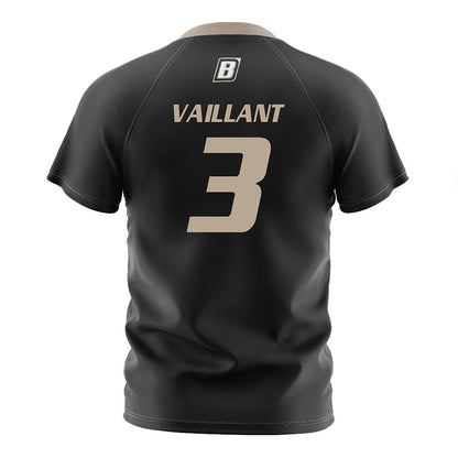 Bryant - NCAA Women's Soccer : Whitney Vaillant - Black Soccer Jersey-1