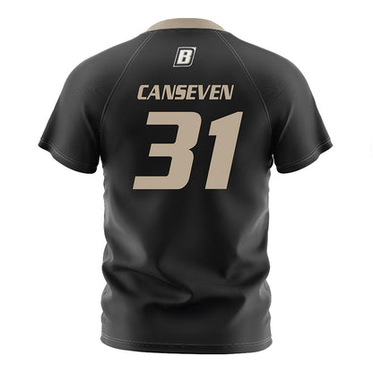 Bryant - NCAA Women's Soccer : Emily Canseven - Black Soccer Jersey-1
