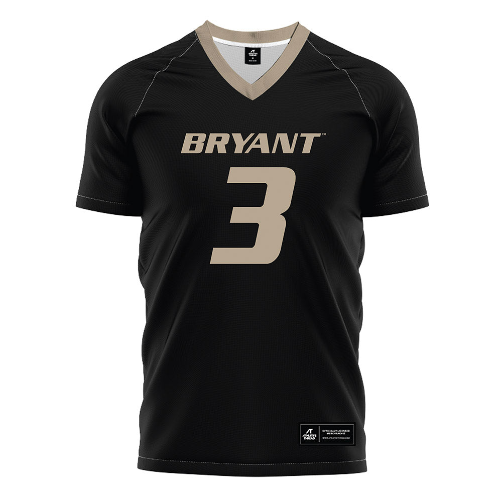 Bryant - NCAA Women's Soccer : Whitney Vaillant - Black Soccer Jersey-0