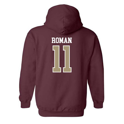 Lafayette College - NCAA Baseball : Ty Roman - Classic Shersey Hooded Sweatshirt-1