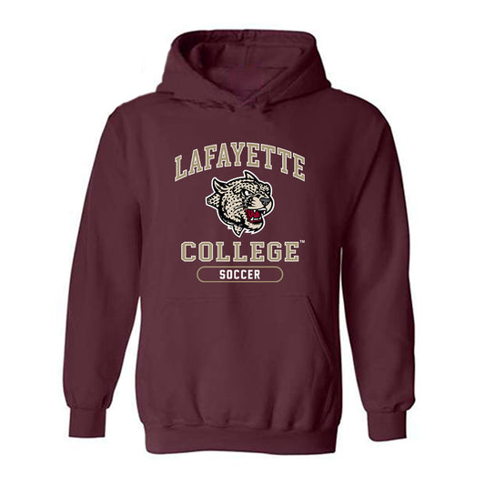 Lafayette College - NCAA Women's Soccer : Mary Claire Galante - Classic Shersey Hooded Sweatshirt-0