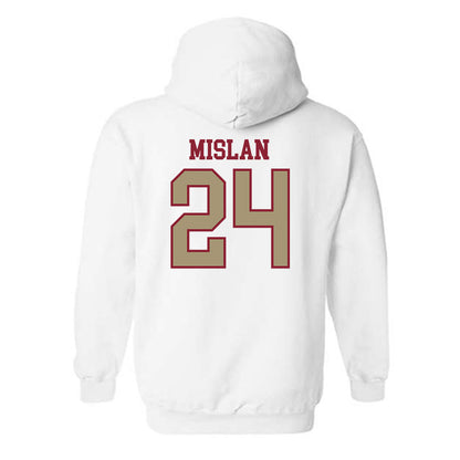 Lafayette College - NCAA Baseball : Jack Mislan - Classic Shersey Hooded Sweatshirt-1