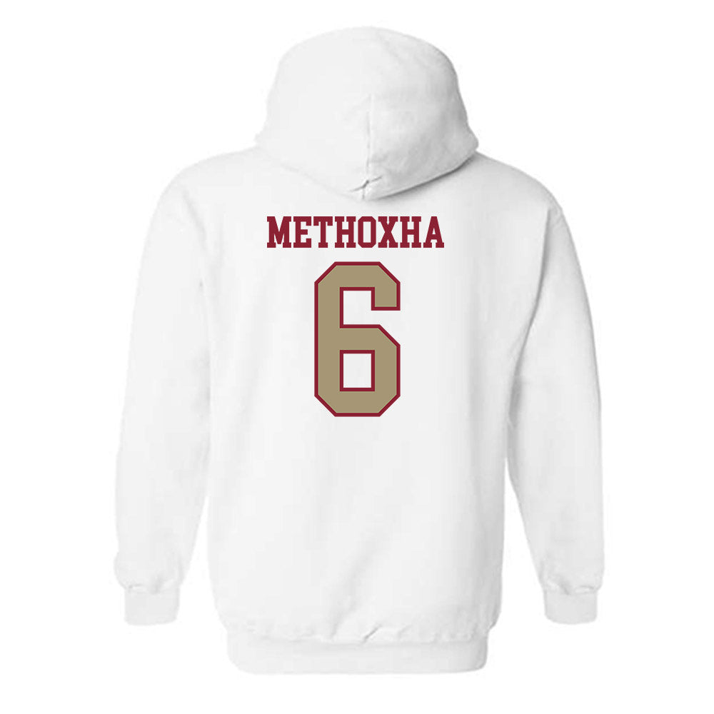 Lafayette College - NCAA Women's Soccer : Era Methoxha - Classic Shersey Hooded Sweatshirt-1