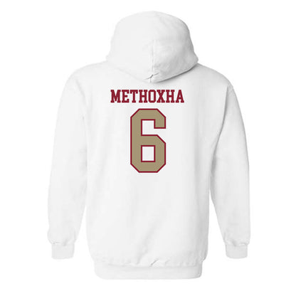 Lafayette College - NCAA Women's Soccer : Era Methoxha - Classic Shersey Hooded Sweatshirt-1