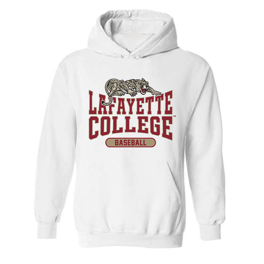 Lafayette College - NCAA Baseball : Jack Mislan - Classic Shersey Hooded Sweatshirt-0