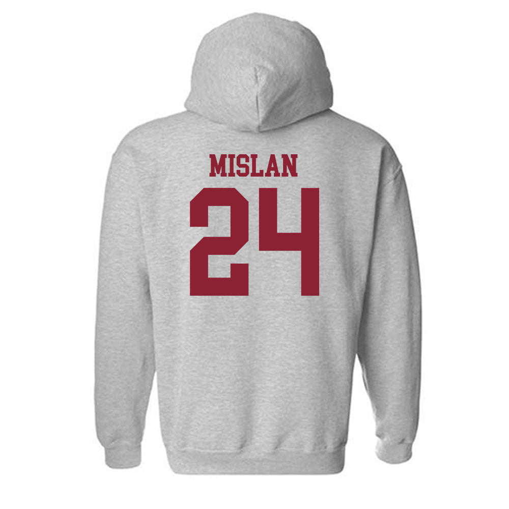 Lafayette College - NCAA Baseball : Jack Mislan - Classic Shersey Hooded Sweatshirt-1