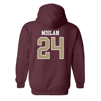 Lafayette College - NCAA Baseball : Jack Mislan - Classic Shersey Hooded Sweatshirt-1