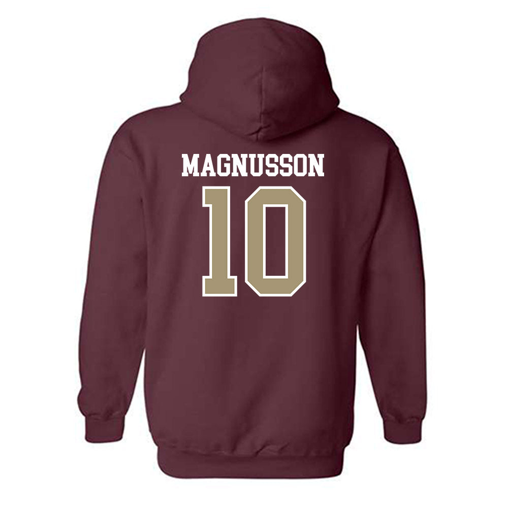 Lafayette College - NCAA Men's Tennis : Jake Magnusson - Classic Shersey Hooded Sweatshirt-1