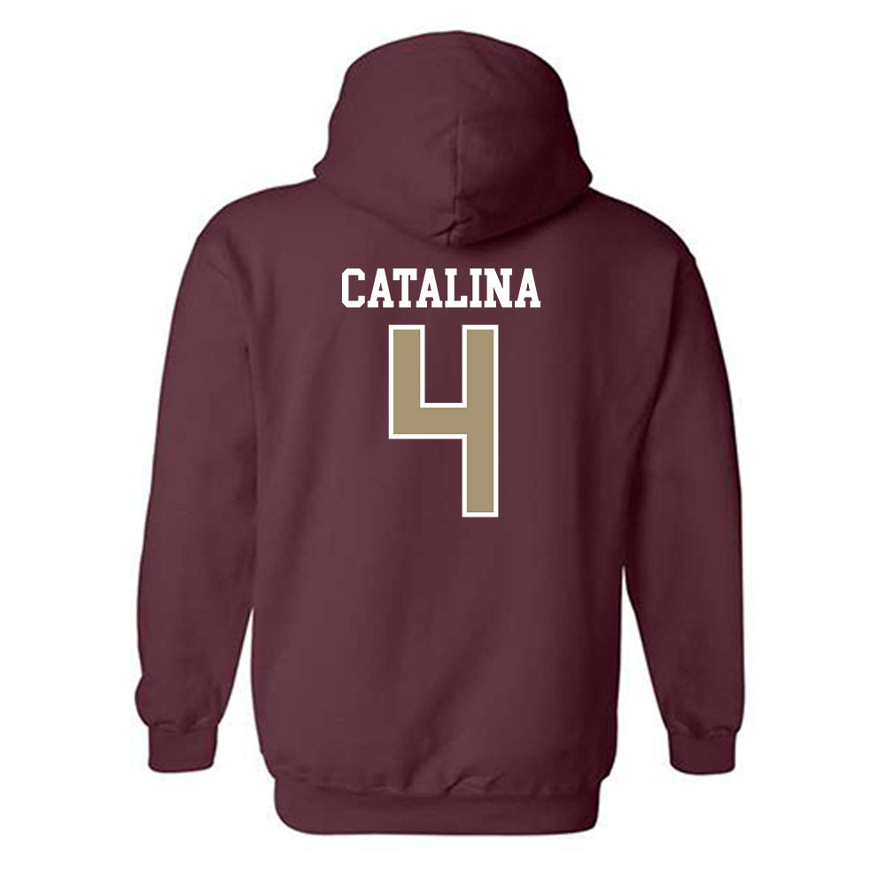 Lafayette College - NCAA Softball : Olivia Catalina - Classic Shersey Hooded Sweatshirt-1
