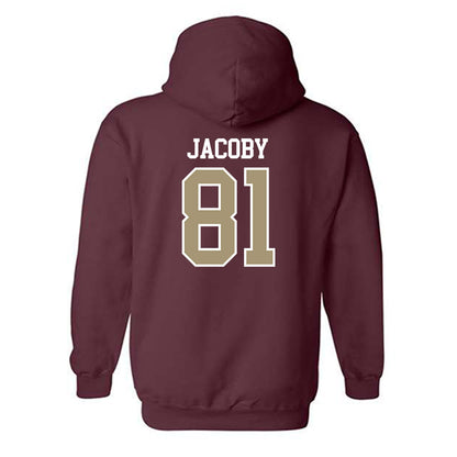 Lafayette College - NCAA Football : Carson Jacoby - Classic Shersey Hooded Sweatshirt-1
