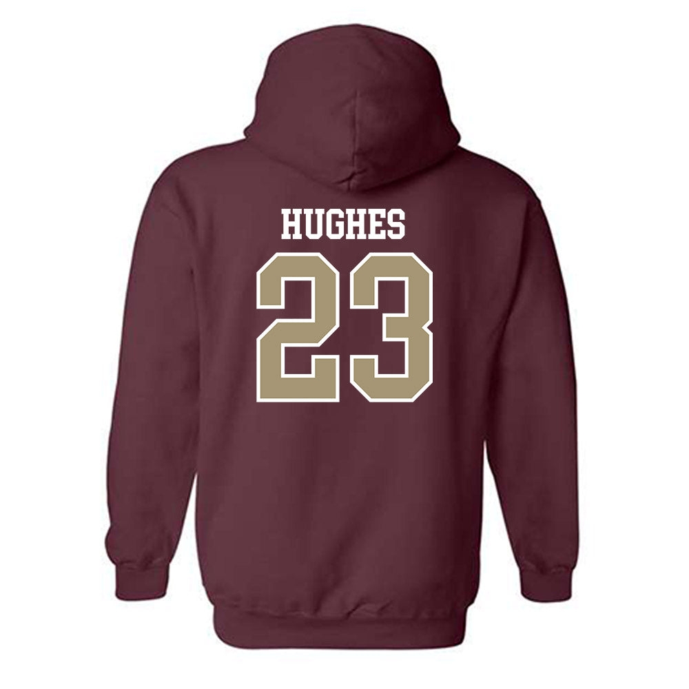 Lafayette College - NCAA Women's Soccer : Alle Hughes - Classic Shersey Hooded Sweatshirt-1