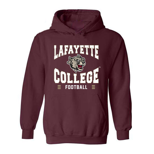 Lafayette College - NCAA Football : Carson Jacoby - Classic Shersey Hooded Sweatshirt-0