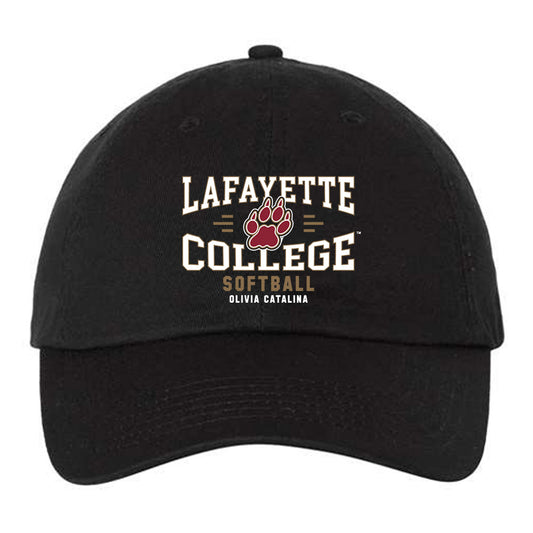 Lafayette College - NCAA Softball : Olivia Catalina - Dad Hat-0
