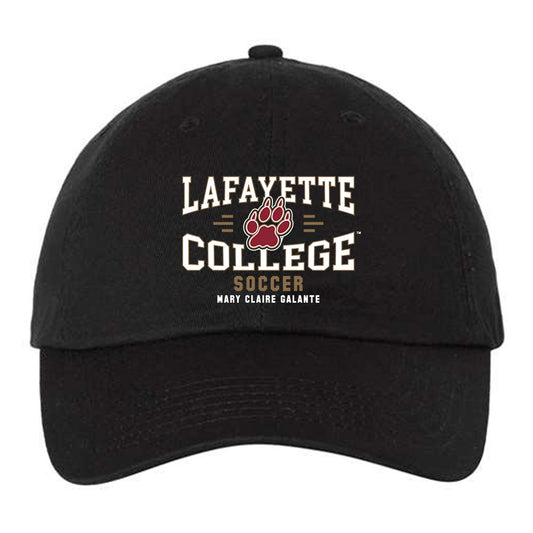 Lafayette College - NCAA Women's Soccer : Mary Claire Galante - Dad Hat-0