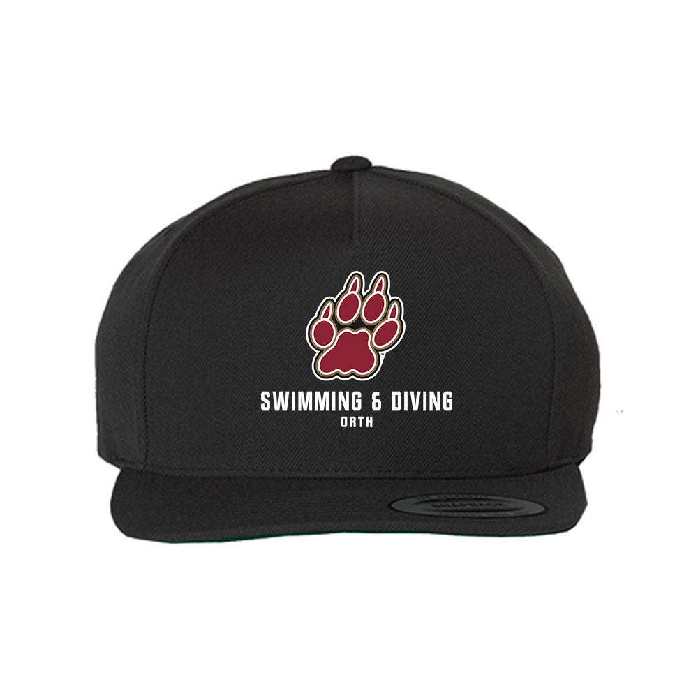 Lafayette College - NCAA Men's Swimming & Diving : Landon Orth - Snapback Hat-0
