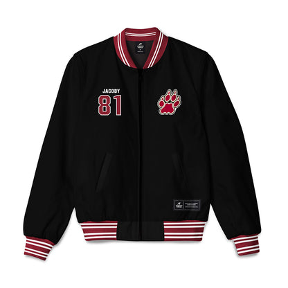 Lafayette College - NCAA Football : Carson Jacoby - Bomber Jacket-0