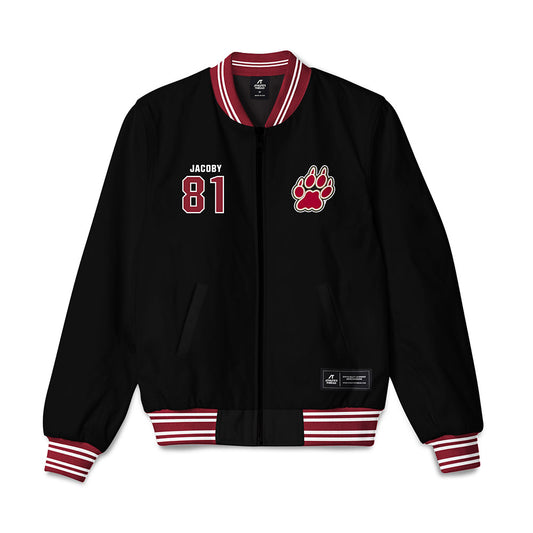 Lafayette College - NCAA Football : Carson Jacoby - Bomber Jacket-0