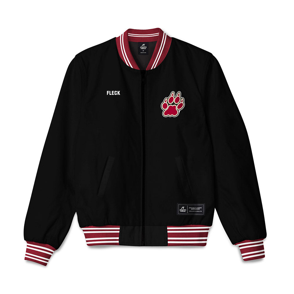 Lafayette College - NCAA Women's Swimming & Diving : Kristina Fleck - Bomber Jacket-0