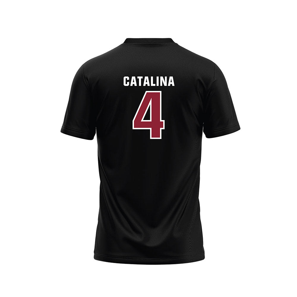 Lafayette College - NCAA Softball : Olivia Catalina - Black Jersey-1