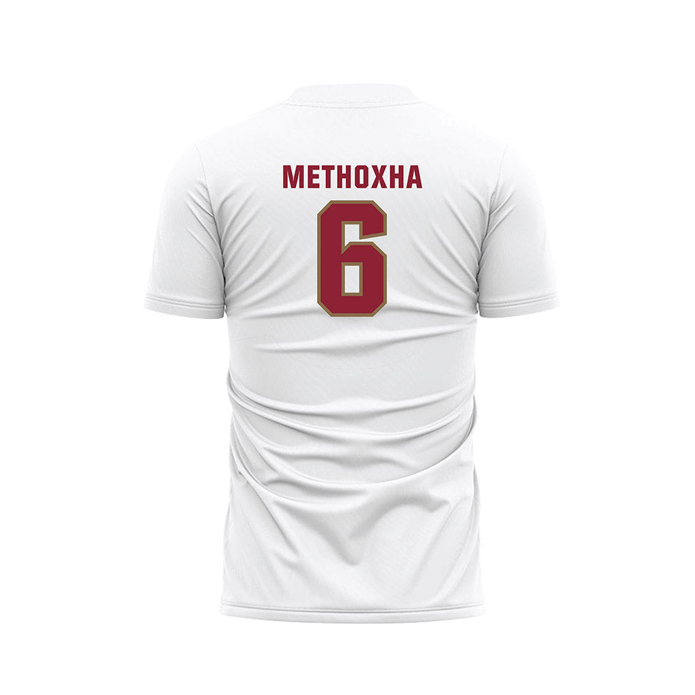 Lafayette College - NCAA Women's Soccer : Era Methoxha - White Soccer Jersey-1