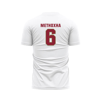 Lafayette College - NCAA Women's Soccer : Era Methoxha - White Soccer Jersey-1