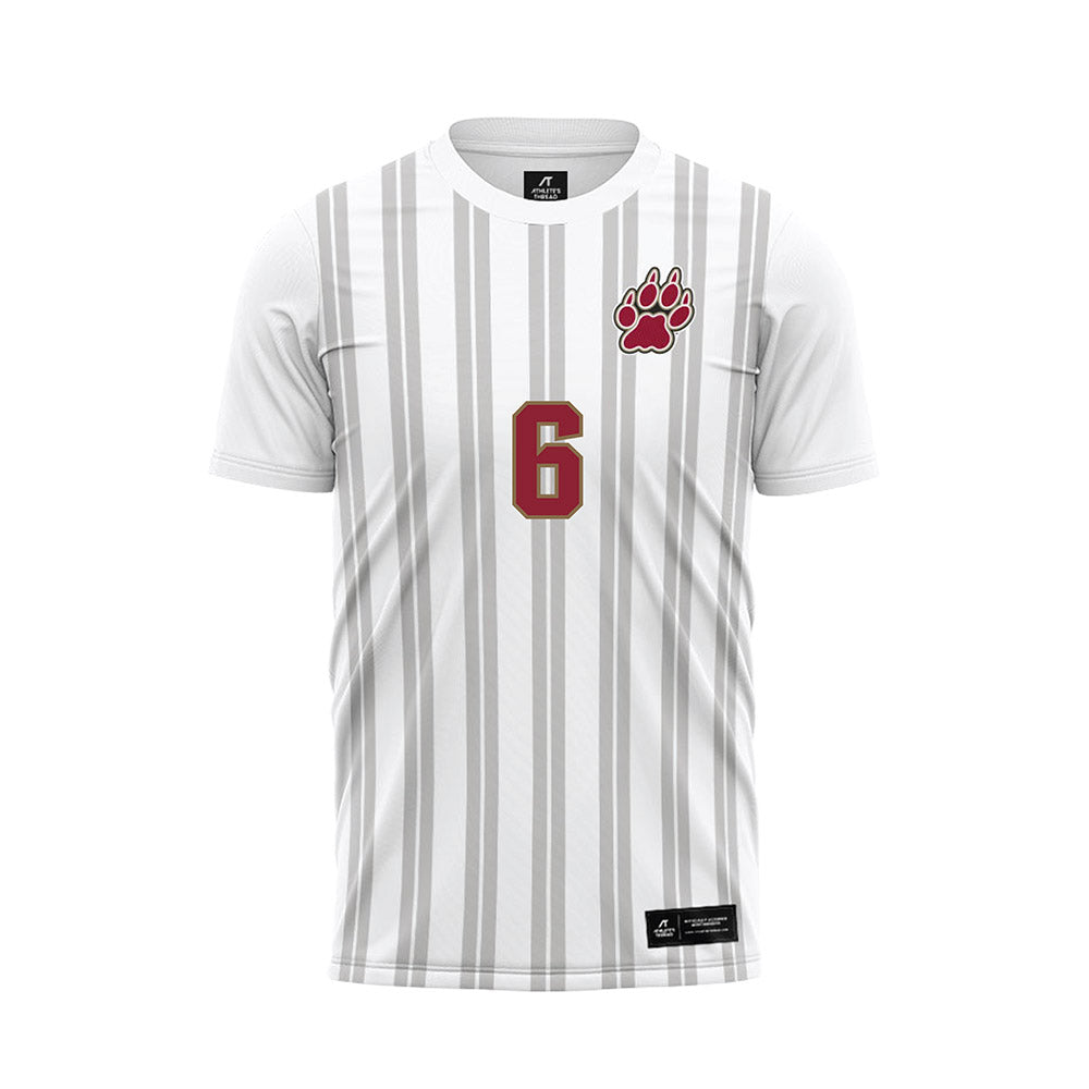 Lafayette College - NCAA Women's Soccer : Era Methoxha - White Soccer Jersey-0