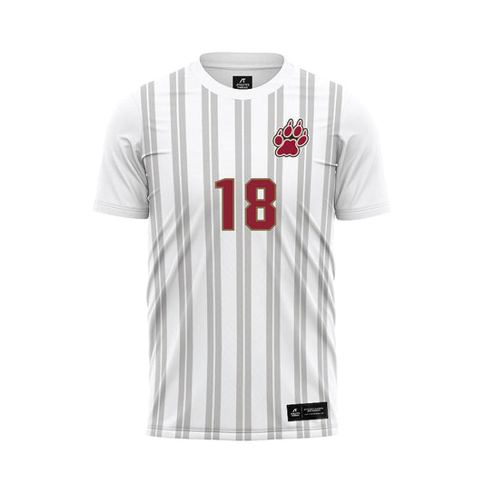 Lafayette College - NCAA Women's Soccer : Mary Claire Galante - White Soccer Jersey-0